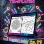1,000+ Canva Coloring Book Templates Mega Bundle
