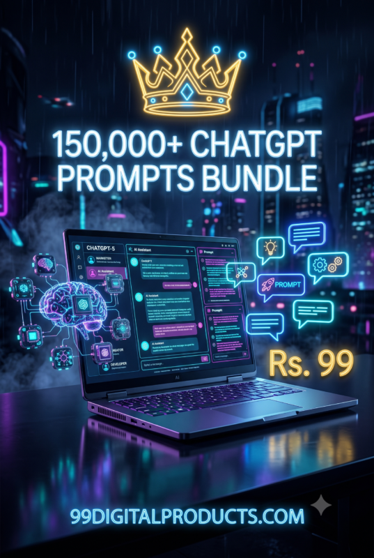 150,000+ Ultimate ChatGPT Prompts Mega Bundle