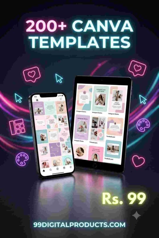 200+ Premium Canva Templates Pack